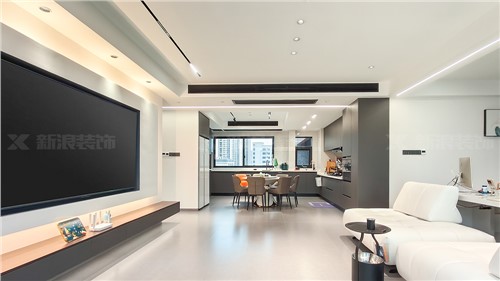 15w搞定116m²极简黑白风装修|长沙新浪装饰全屋整装
