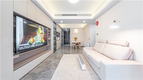 98㎡浅灰色系全屋定制落地|长沙全屋整装