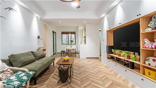 15W搞定122m²阳光家|长沙全屋整装
